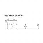 Krupp HM700/701/702/705 Hydraulic hammer chisels