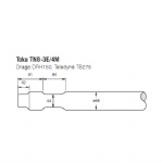 TOKU TNB-3E/4M Hydraulic hammer flat end