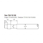 TOKU TNB-7E/10E Hydraulic hammer moil point tool