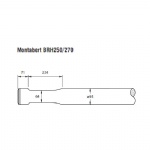 Montabert BRH250/270 Hydraulic breaker Hydraulic hammer flat end